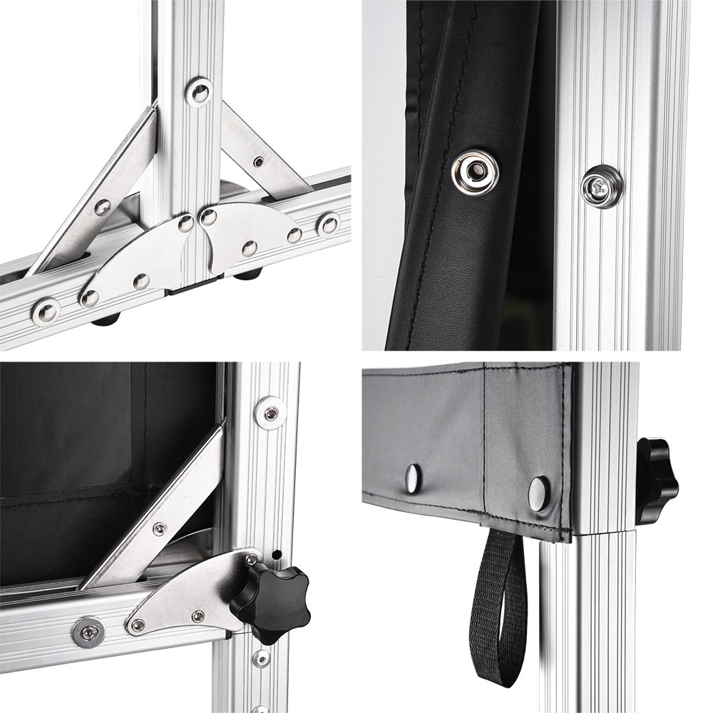 Projector Screen with Heavy Duty Stand 100inch 16:9 Outdoor Projection Screen