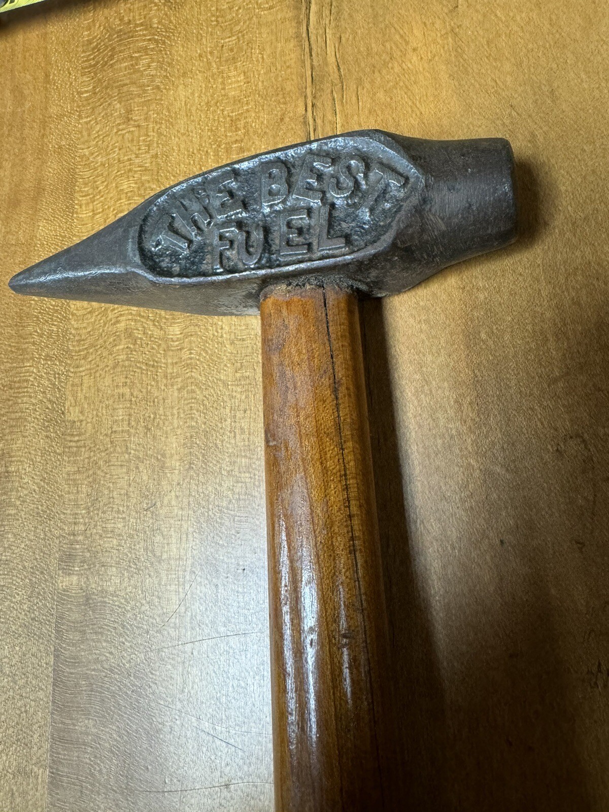 Antique Coal Pick Hammer With Advertising Dresden Coal “The Best Fuel”