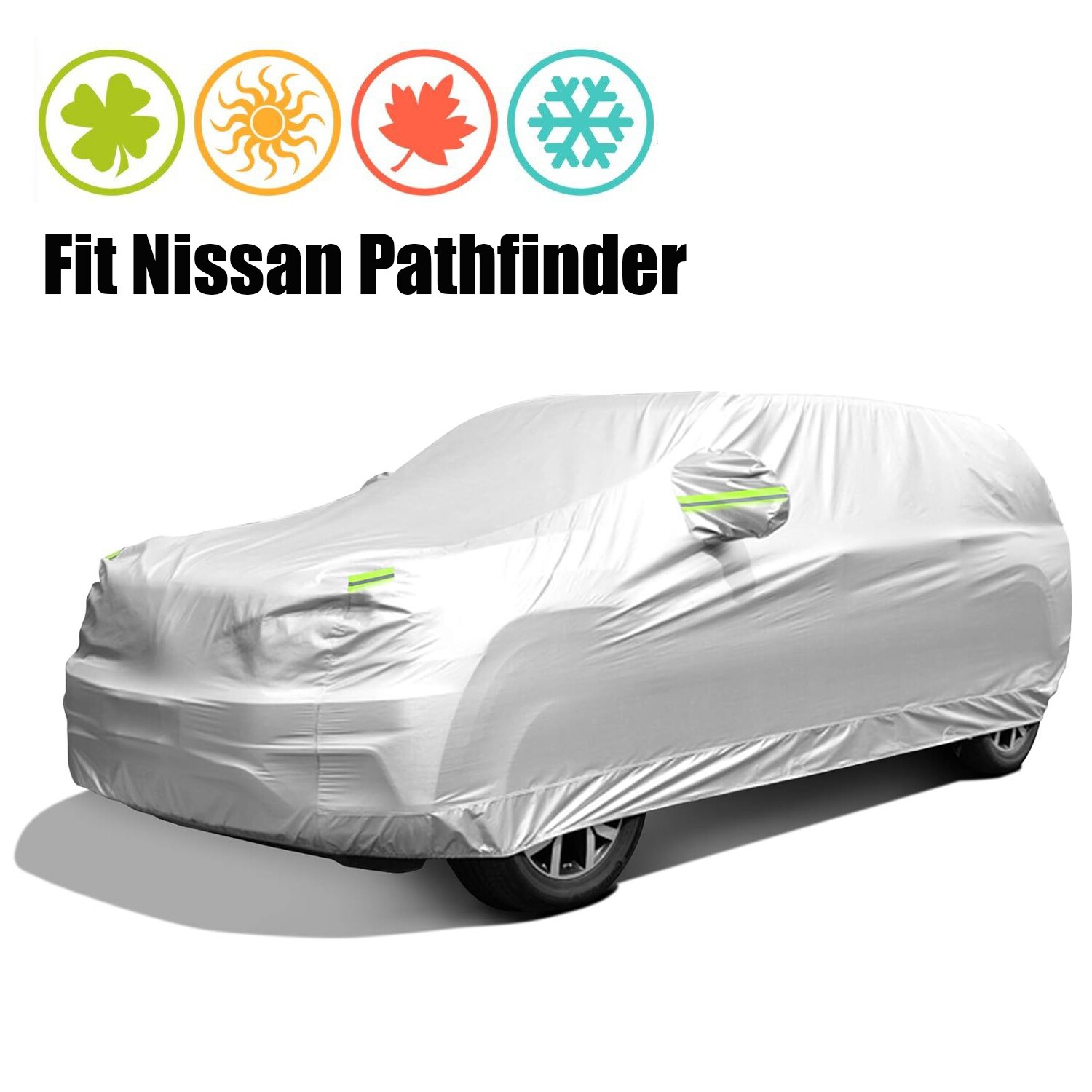 For Nissan Pathfinder Car Cover Outdoor Waterproof Sun All Weather Protection