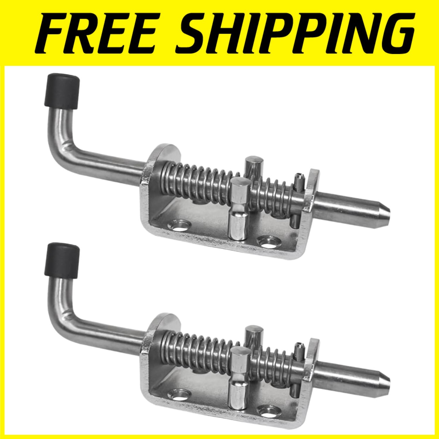 Flexible Spring Latch Pin Lock - Stainless Steel
