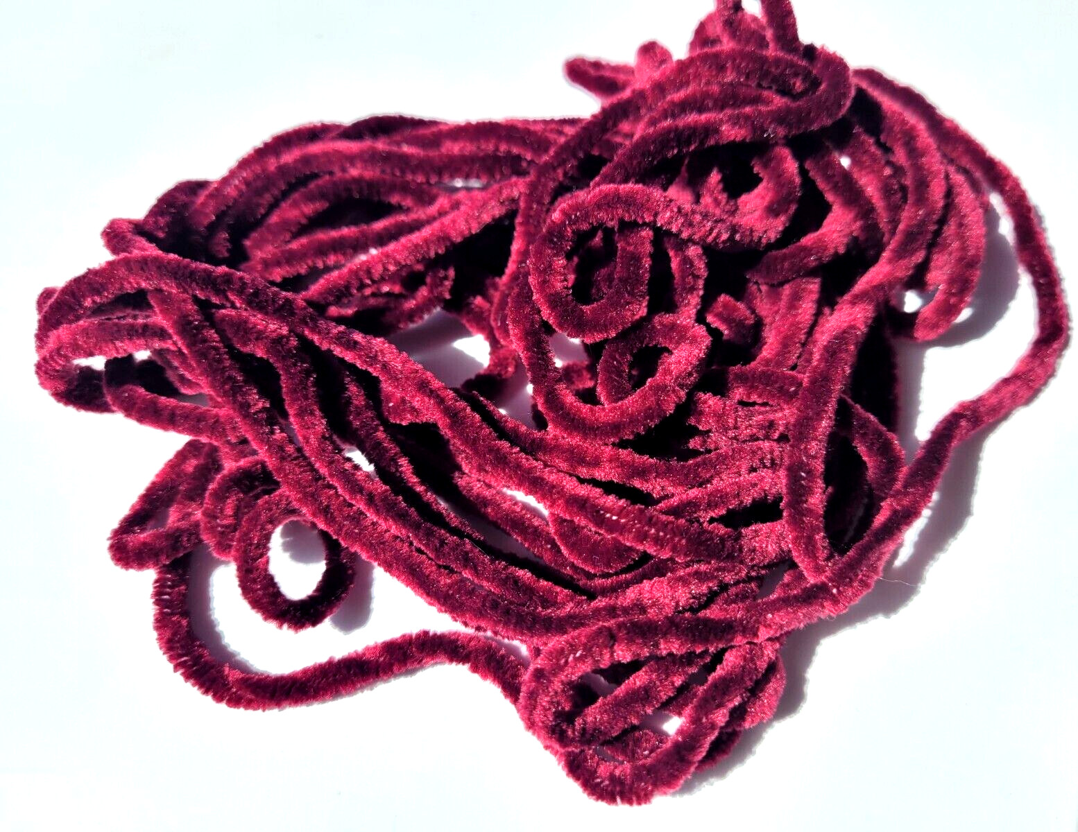 CHENILLE - BURGANDY - Small - 3mm - 5 Yard Pack - Fly & Jig Tying Material - NEW