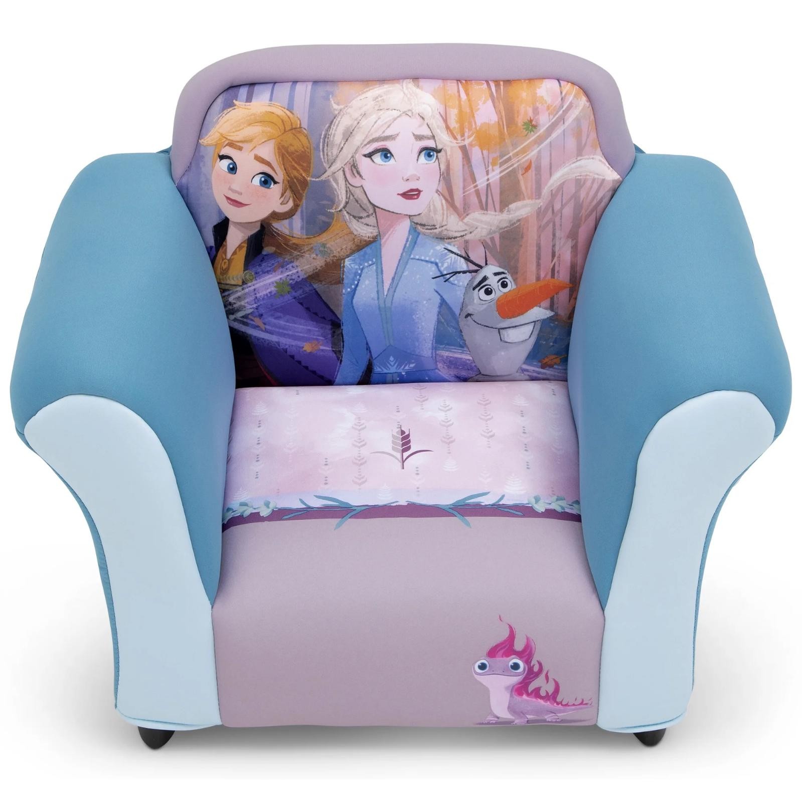 Disney Frozen II Upholstered Chair With Plastic Frame For Toddlers Age 18+ Month