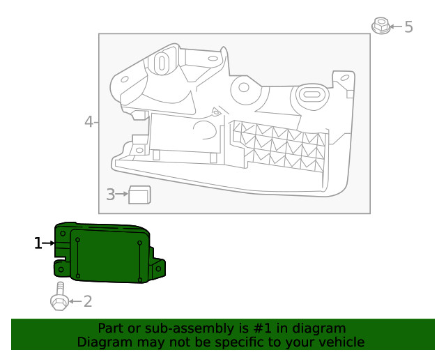 Genuine Mazda Blind Spot Detection System Warning Sensor N243-67-Y80J