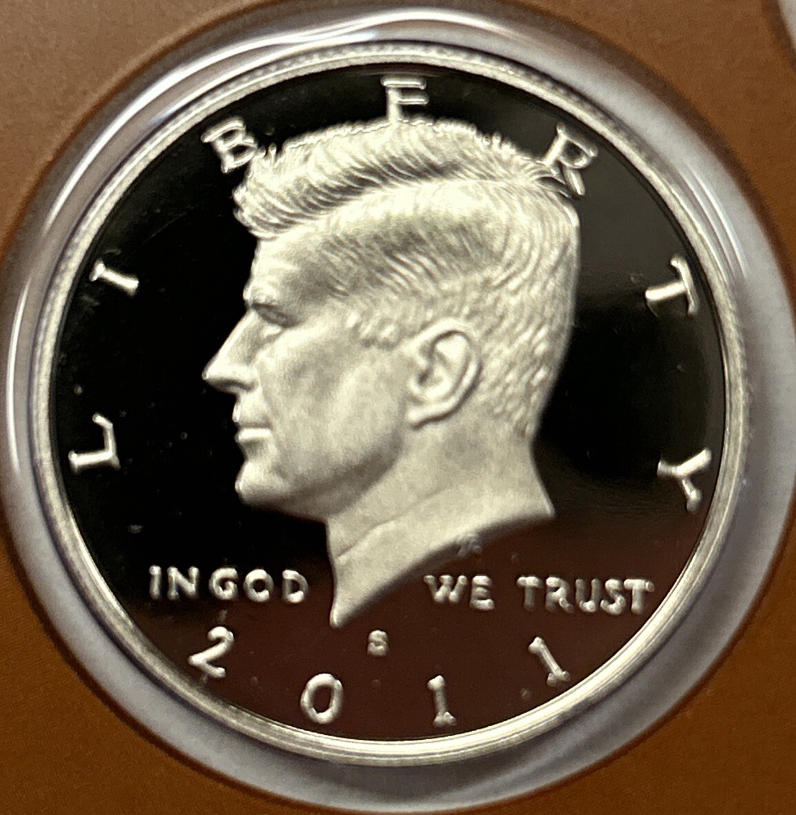 2011 S PROOF KENNEDY CLAD HALF DOLLAR FROM PROOF SET - Free Shipping