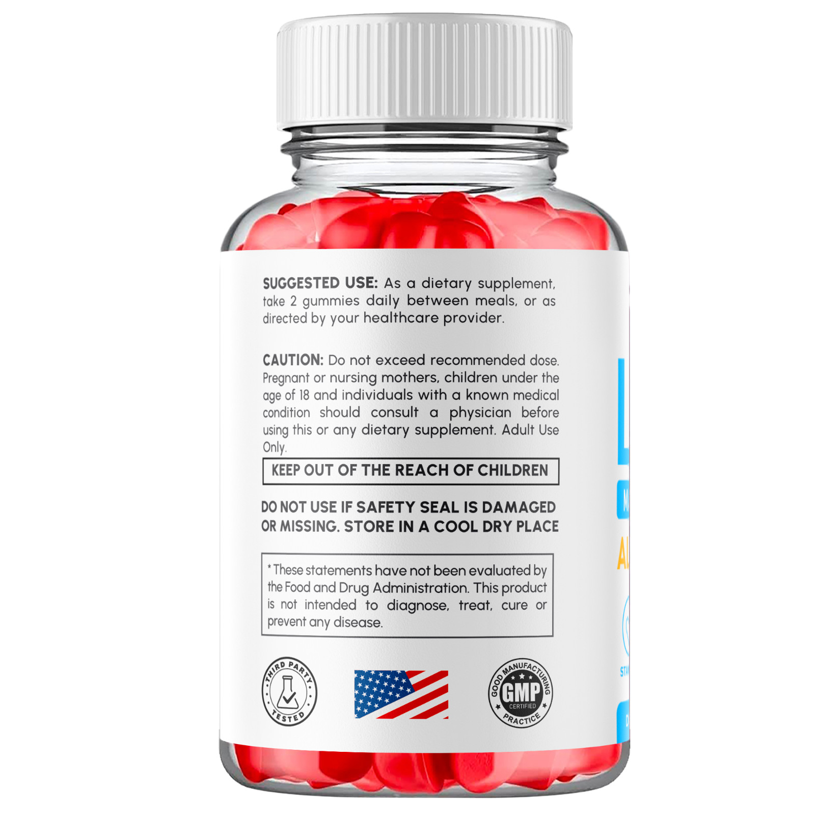 (5 Pack) Libicade Gummys Advanced Male Support Formula Vitamin 300 Gummies