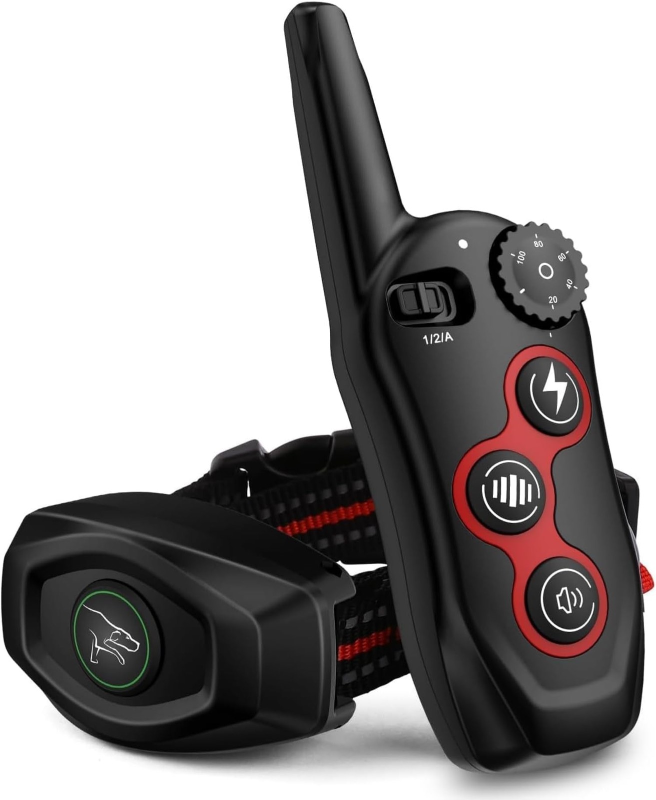 2 in 1 Dog Shock Collar - Bark Collar with Remote, w/3 Remote Training Modes,...