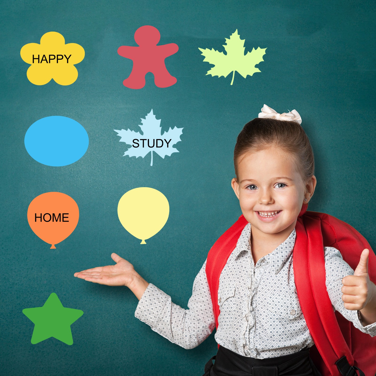 Speech Bubble Cutouts, 45 Pack Paper Bubble, Colorful Bubble Cutout
