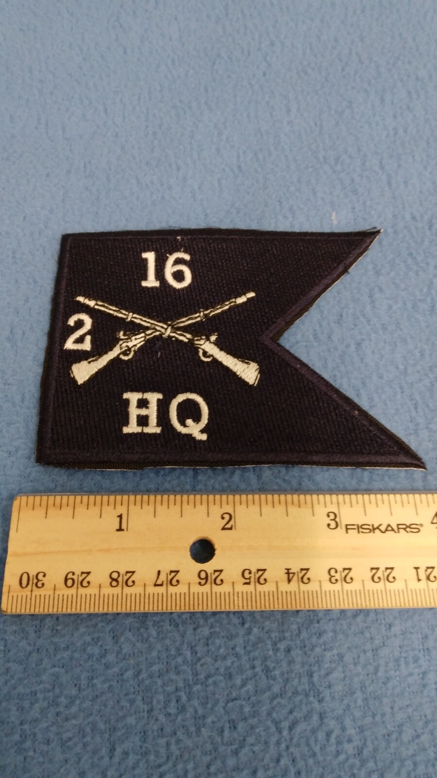 US Army HQ Co 2 nd Bn 16 th Infantry Regt  4" Guidon flag patch