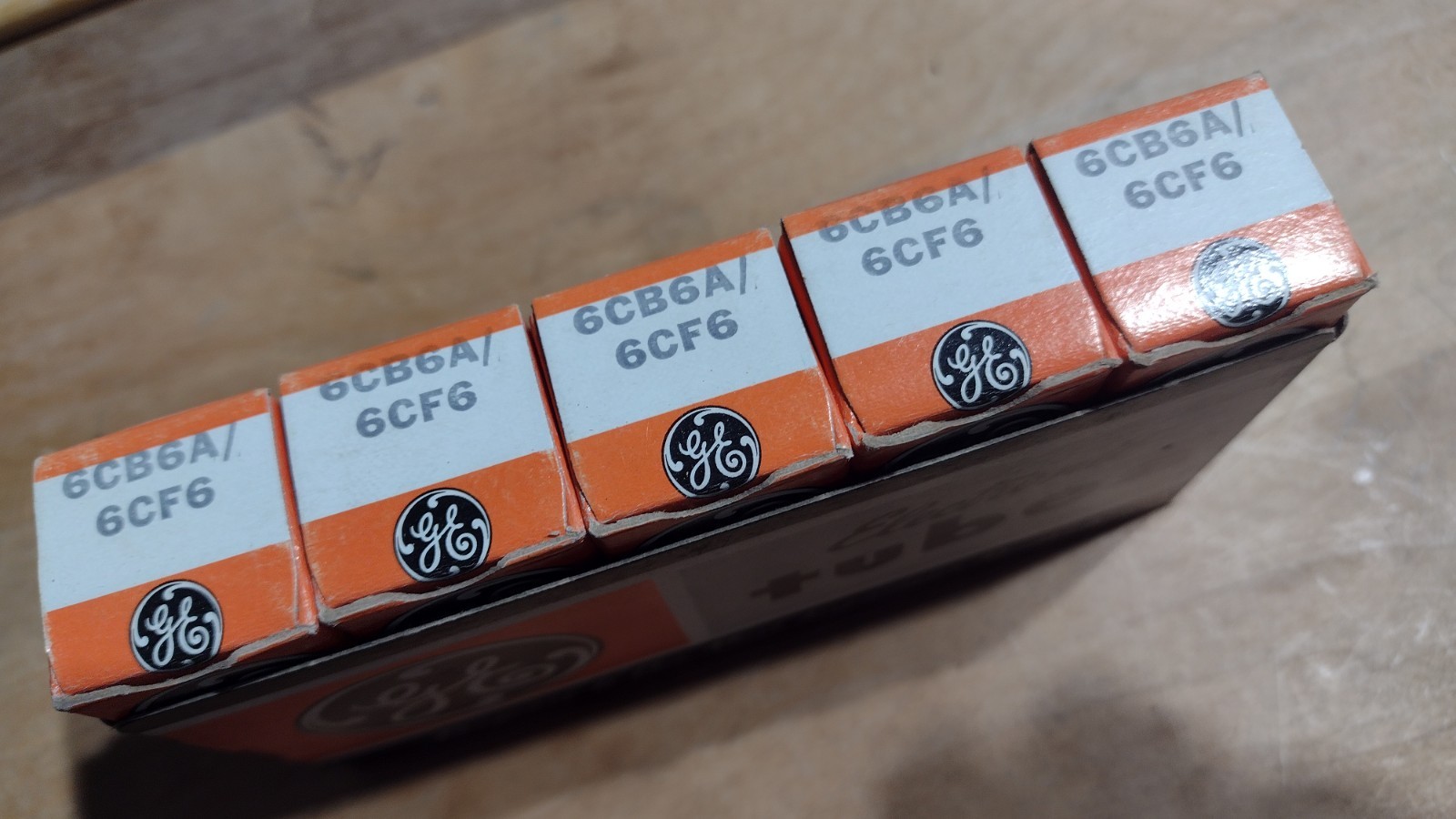 NOS GE General Electric 6CB6A/6CF6 Vacuum Tube  Shipped Free!