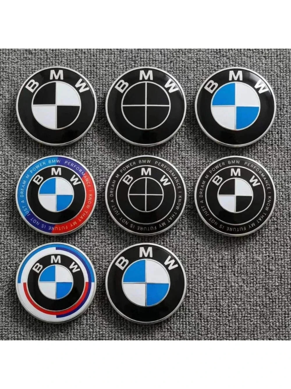 BMW GROUP 4Pcs 56/68mm Car Wheel Center Hub Cap For BMW E87 M Performance E36 E4
