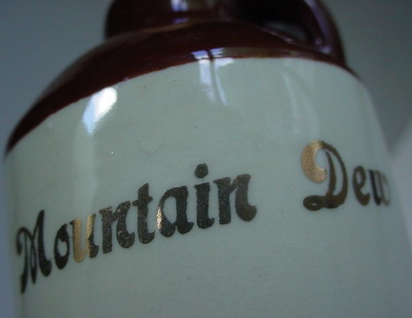 Mountain Dew PCA Stoneware mini jug with cork