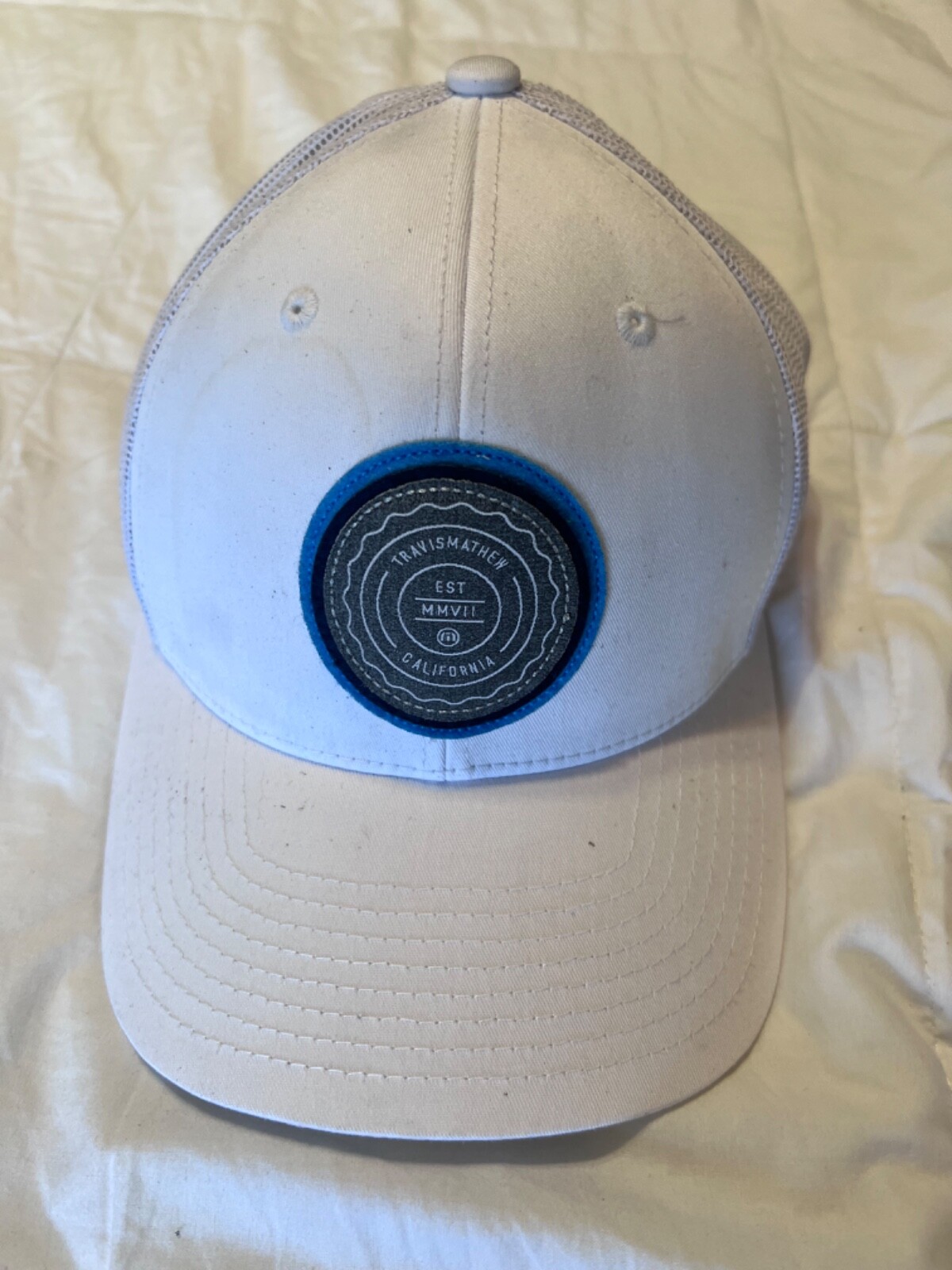 Travis Mathew california Golf Hat white PGA