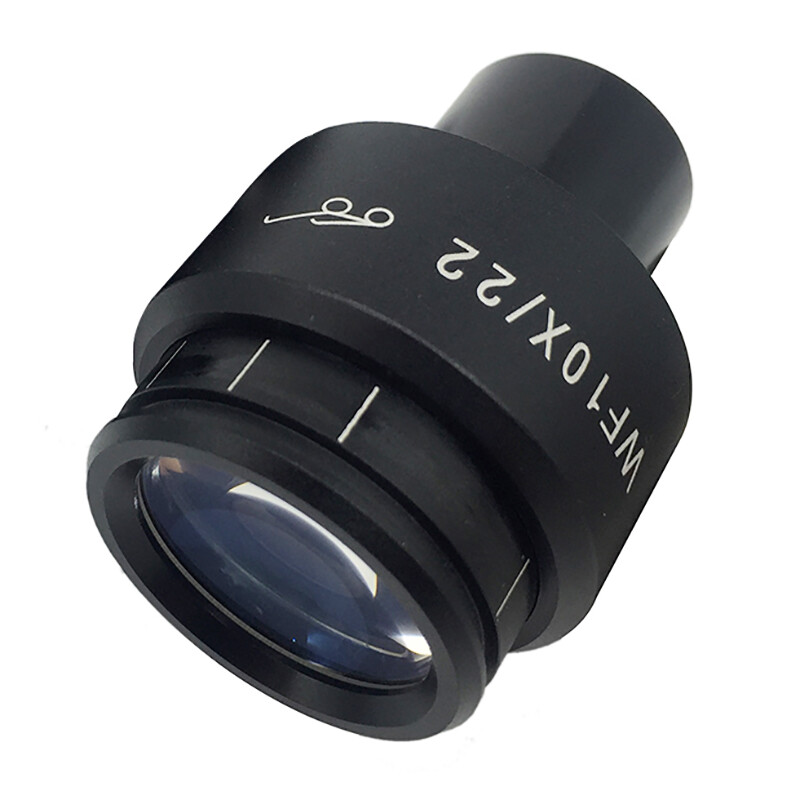 WF10X/22 Eyepiece for Biological Microscope High Eye-point Diopter Adjustable