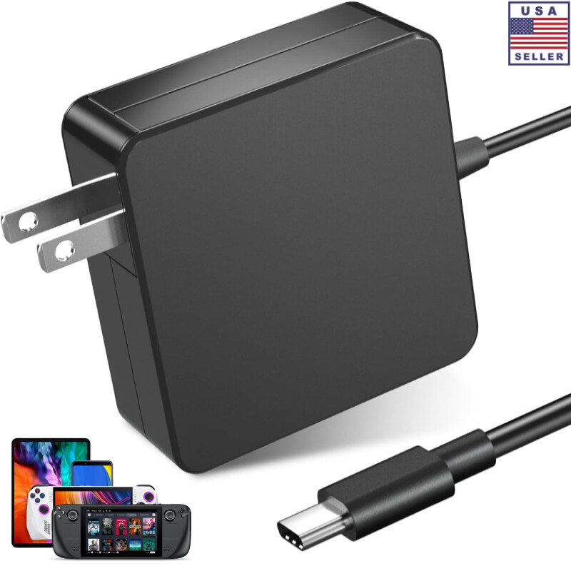 45W Laptop Charger Power Adapter For Nintendo Switch Game Controller Steamdeck