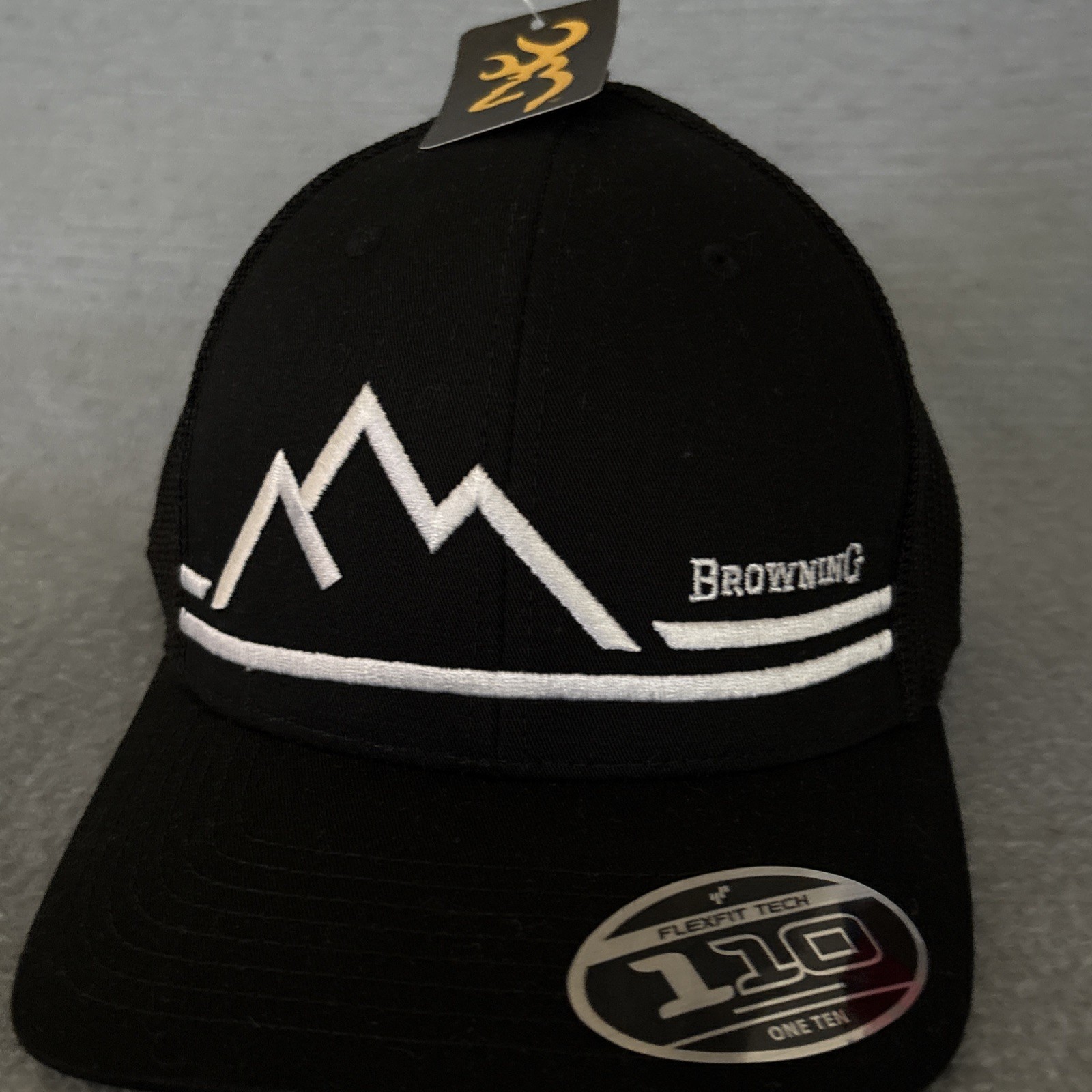 NEW BROWNING MOUNTAIN PEAK MESH BACK CAP BUCKMARK LOGO HAT