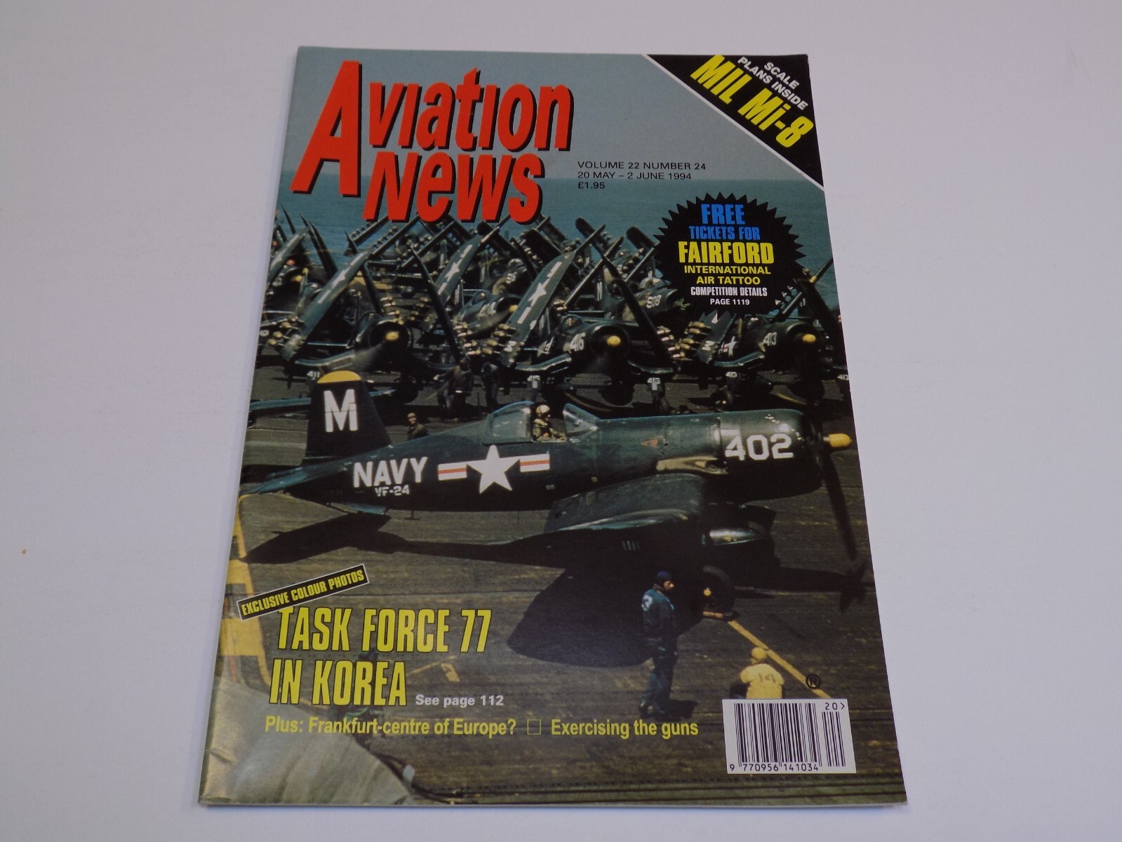 Aviation News Magazine May June 1994 MIL Mi-8 Plan Task Force 77 Korea Frankfurt