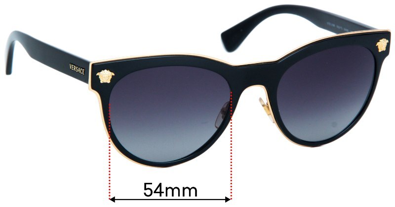 SFx Replacement Sunglass Lenses fits Versace MOD 2198 - 54mm Wide