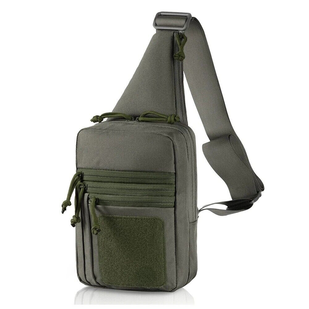 Tactical Gun Bag Concealed Carry Crossbody Shoulder Chest Pack Bag for Handguns
