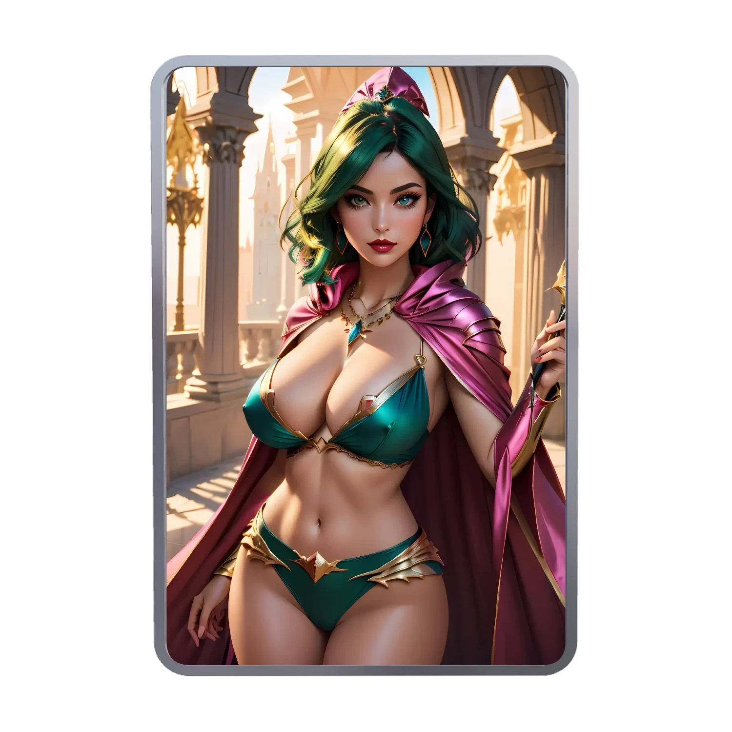 SEXY! 1 oz .999 Fine Silver Colorized Naughty Art Bar – Limited