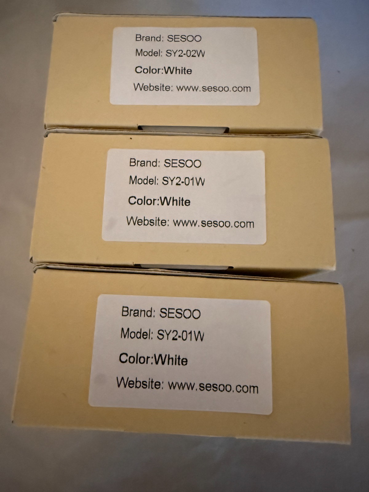 Lot of 3 Sesoo Smart Touch Switch