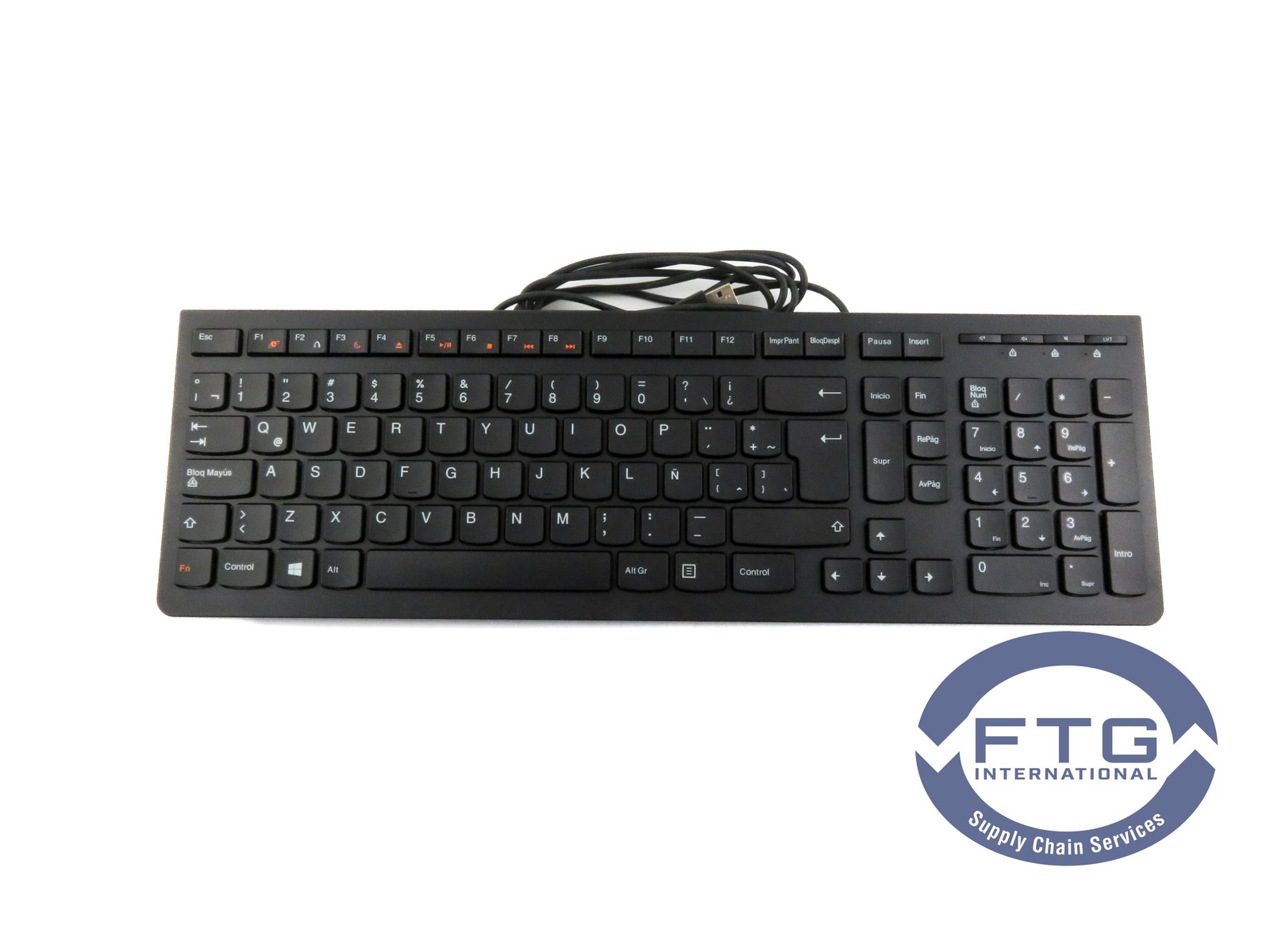 25209121 Lenovo Wired Keyboard USB Black