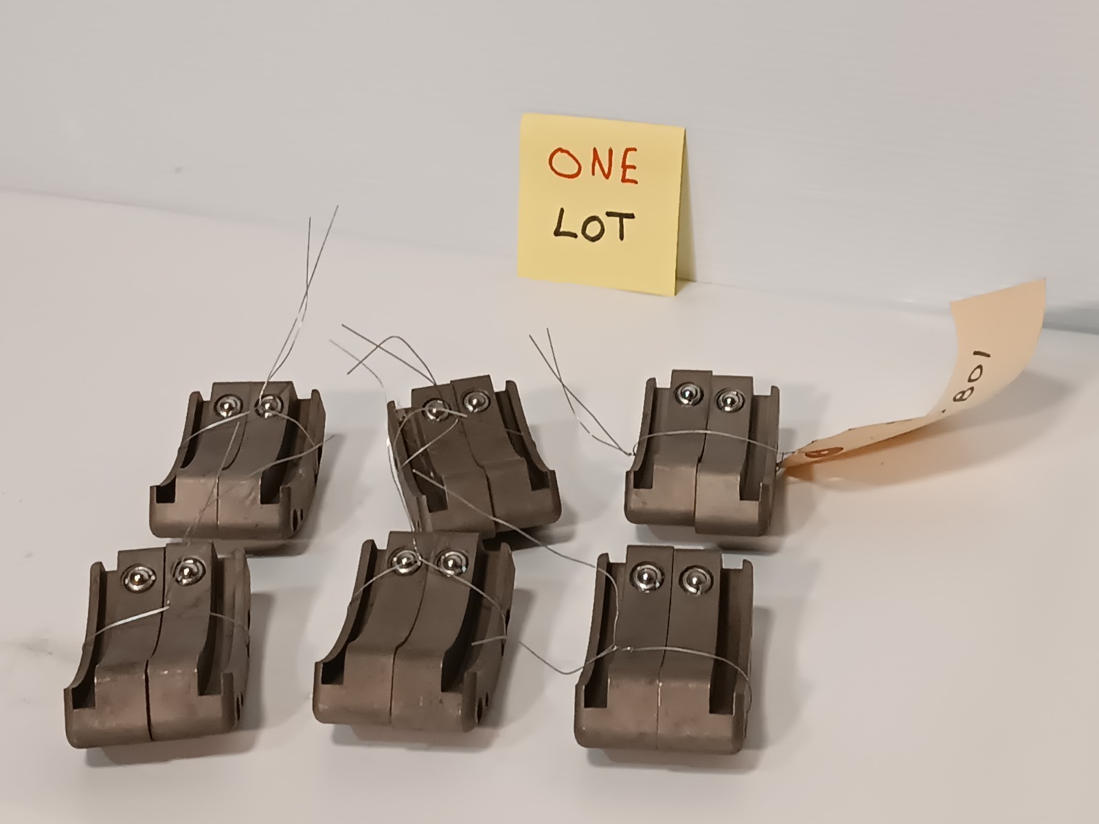 Lot of 6 Pairs - Unbranded 10587B01 Die Clamp Segments with Ball Detents