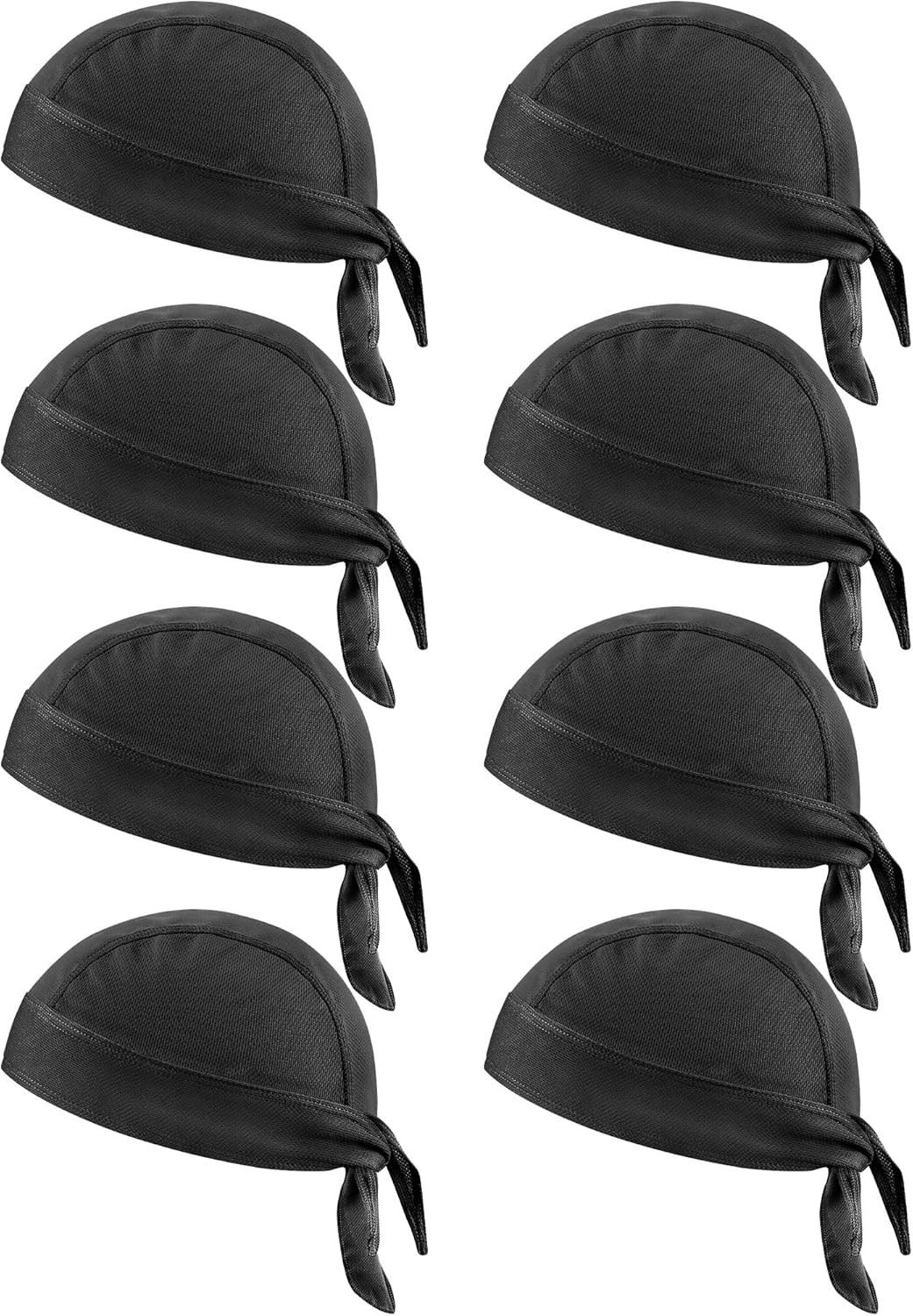 Foaincore 8 Pack Do Rag Skull Caps for Men Sweat As the Pictures Shown