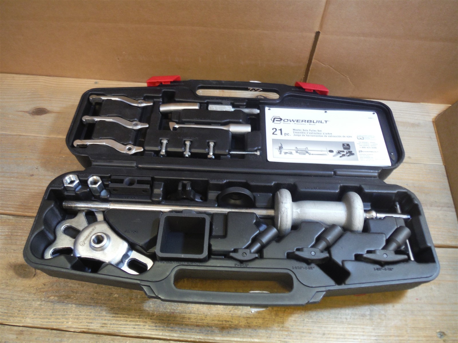 Powerbuilt 21pc master axle puller set 648611 *222