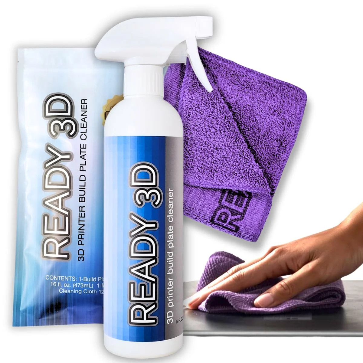 Printer High Quality Build Plate Cleaner, Non-Toxic, No Odor, Easy Clean, Rinse-