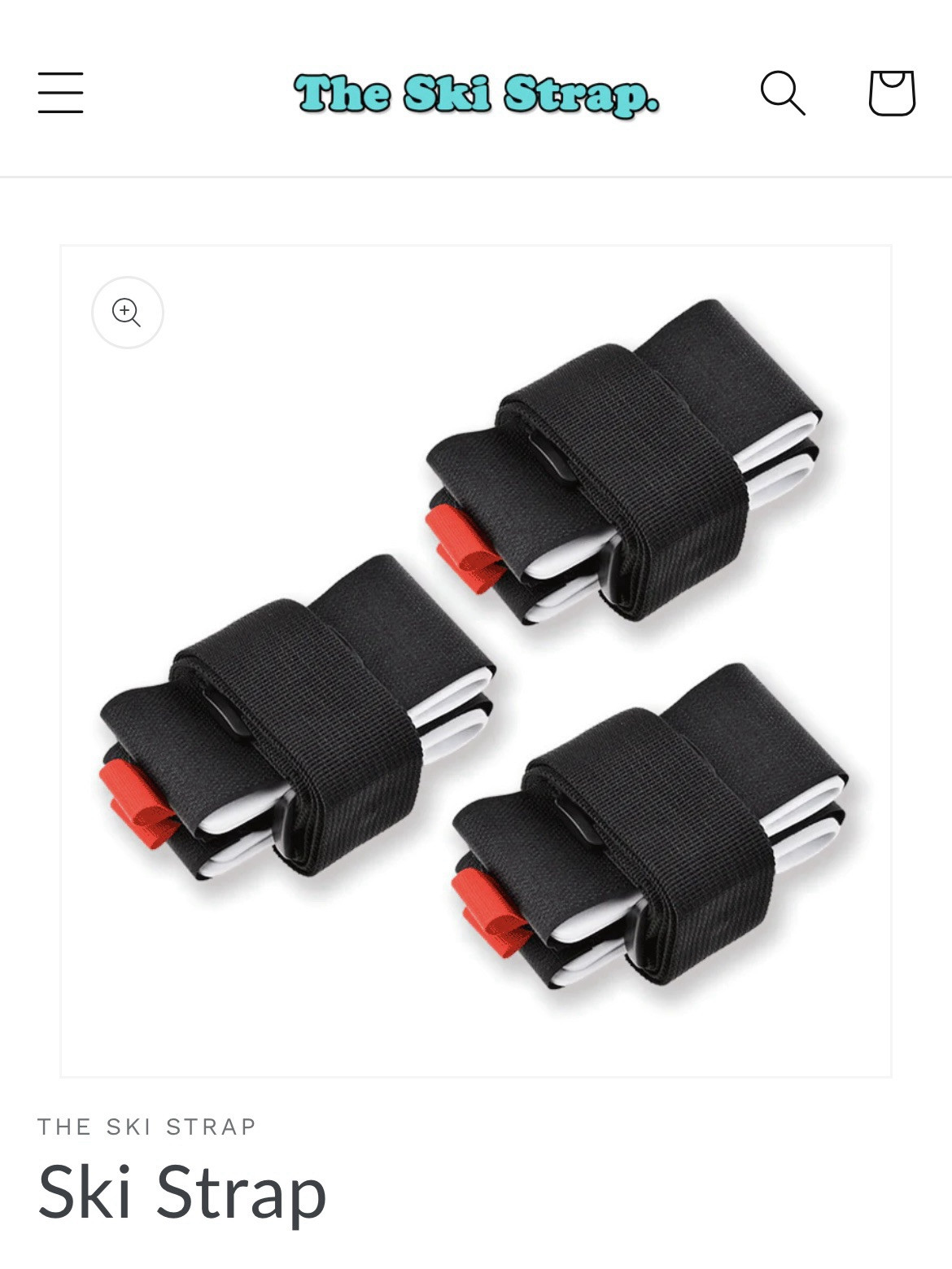 The “SKI STRAP” Ski Carrier Brand New