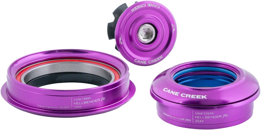Cane Creek Hellbender 70 Headset - ZS44/28.6/H8 Upper | ZS56/40 Lower, Tapered,