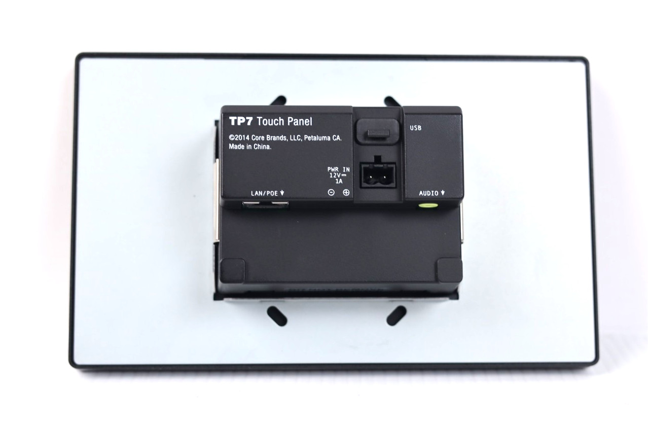 Elan TP7 7'' Touch Panel In Wall Touch Panel (Black) MINT w814