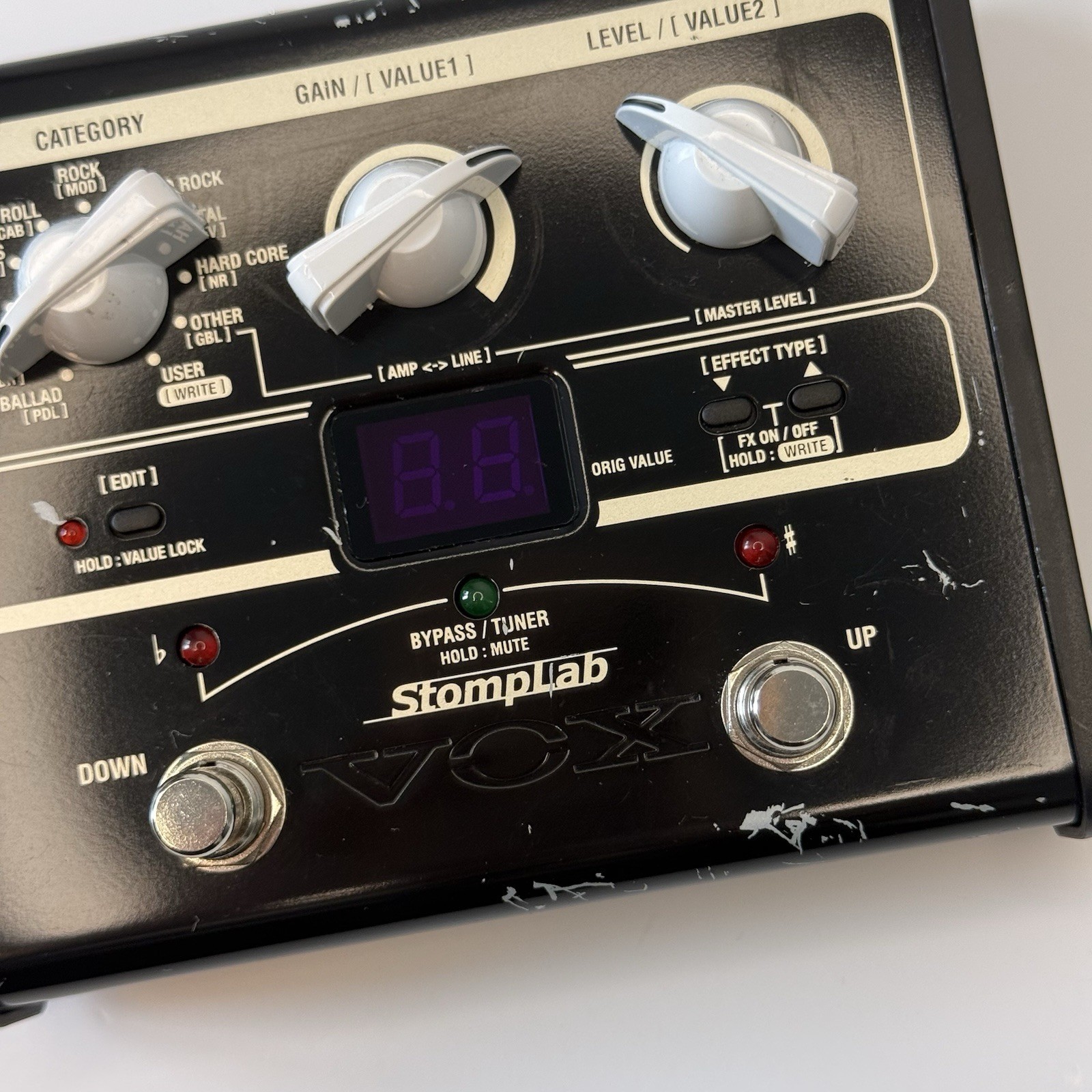 VOX StompLab SL1G Guitar Multi-Effects Processor Pedal Made in Japan