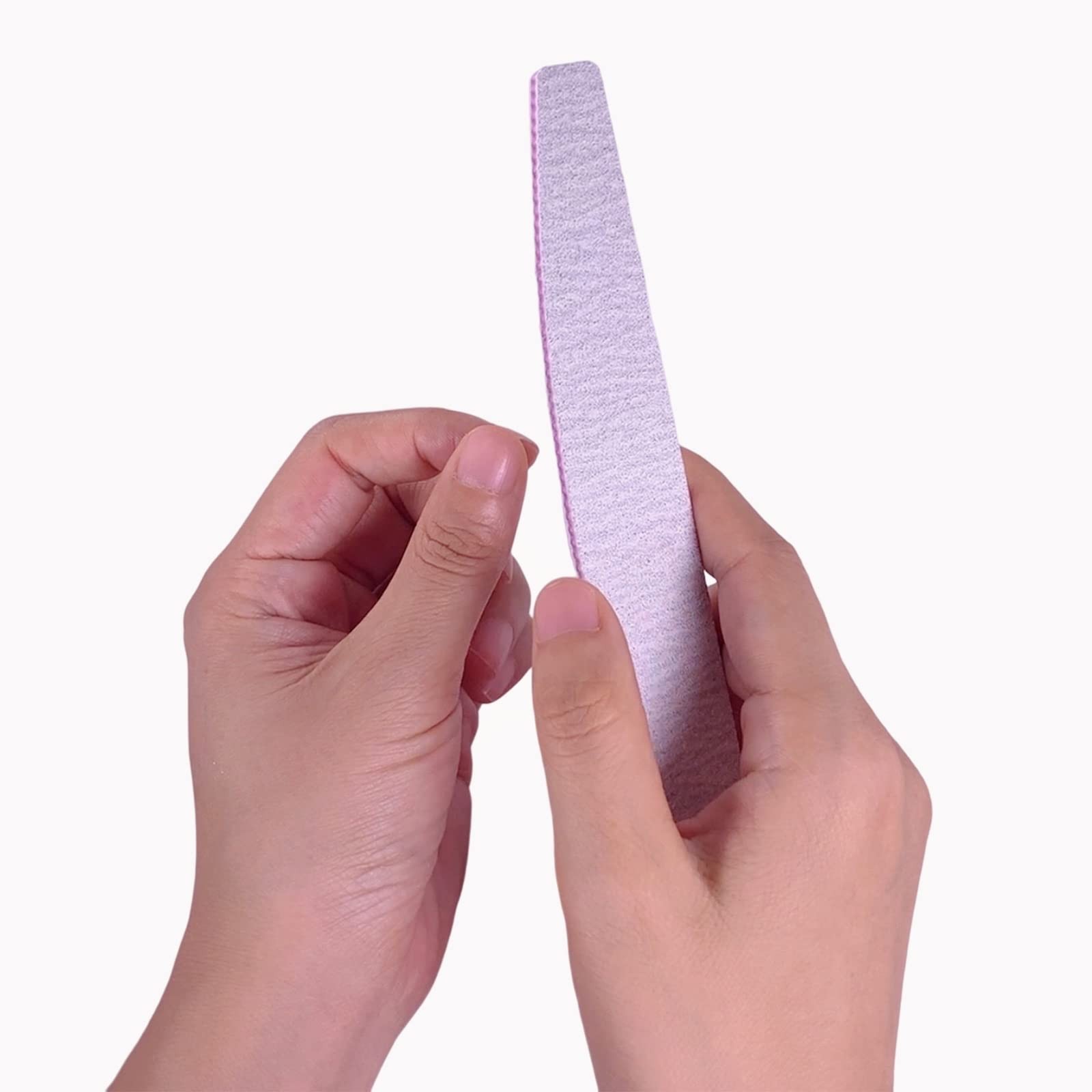 80 Grit Nail Files Double Sided Emery Boards 25 Pack