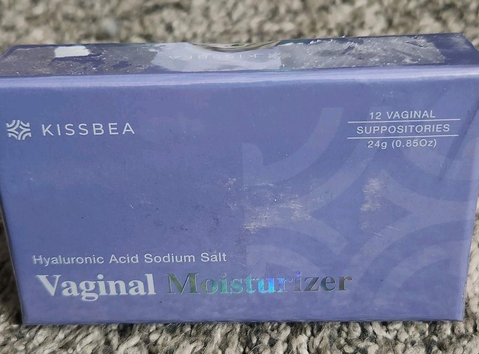 Kissbea 12 Hyaluronic Acid Suppositories Vaginal Moisturizer Vit E Coconut Oil