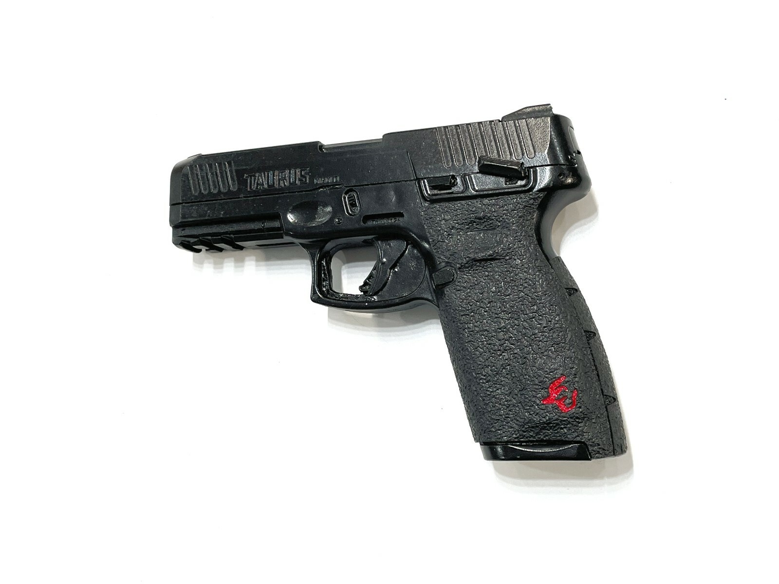 HANDLEITGRIPS Textured Rubber Gun Grip for Taurus G3 with Red Insert