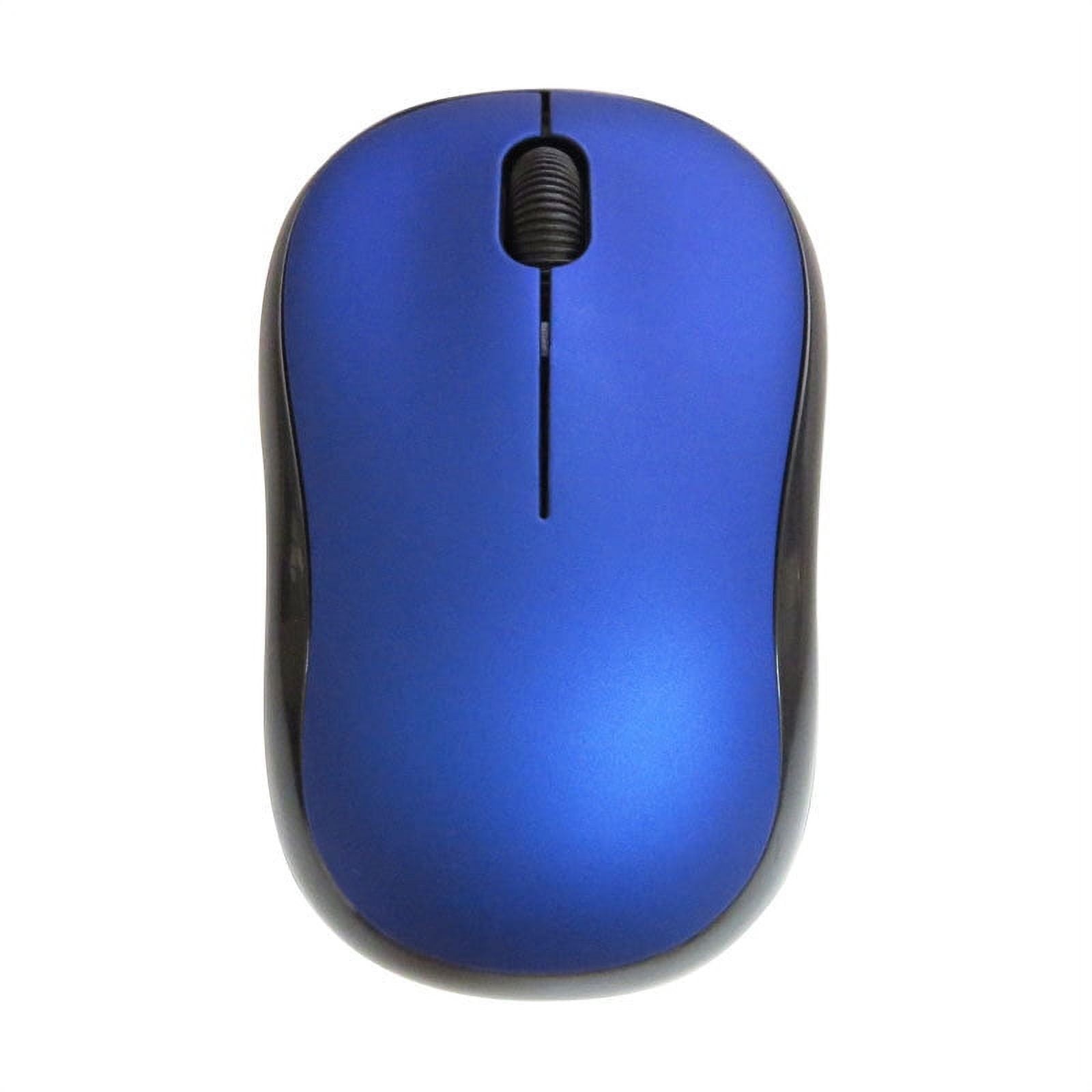Compact Wireless Mouse 2.4 GHz W/ USB Unifying Receiver Optical Tracking Blue