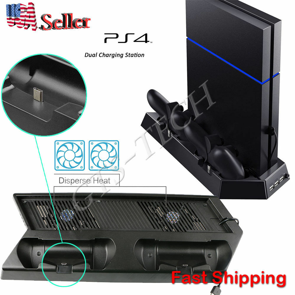 YH09 Charge Cooling Bracket for PS4 Vertical Charging Dock Stand with Fan RT