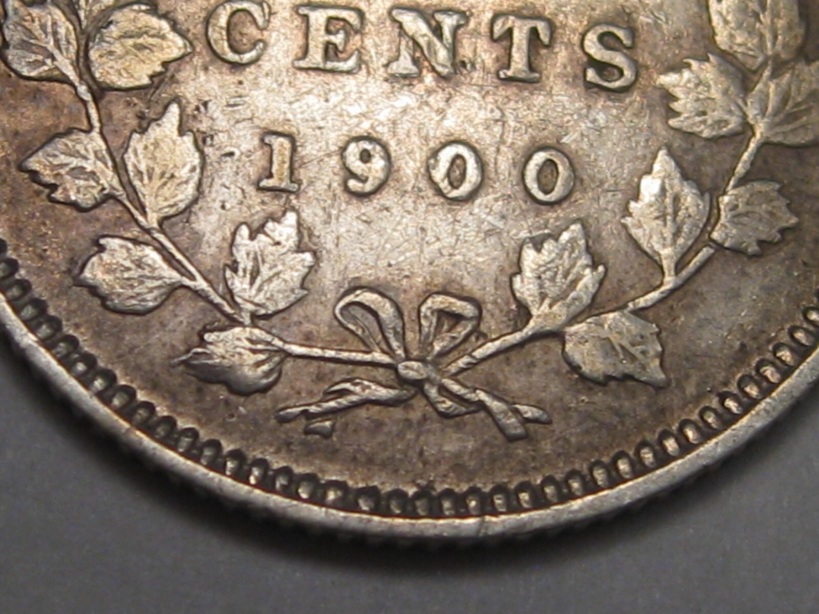 1900 Silver 5¢ Five Cent CANADA. #23