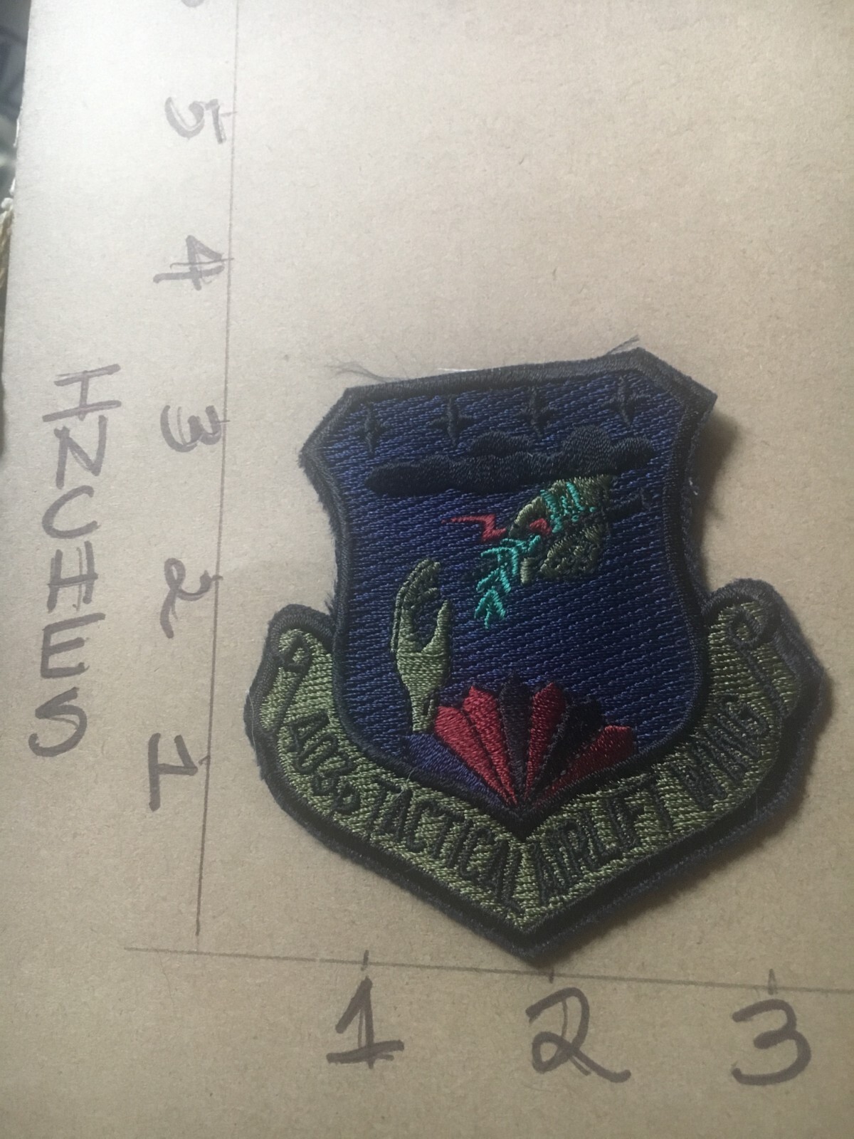 USAF 403rd Tactical Airlift Wing Squadron subdued patch 5/3/25