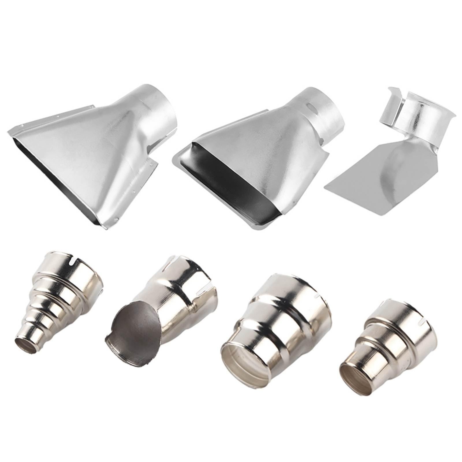 7PCS Stainless Steel Heat Gun Nozzle Attachments for 35-40mm Hot Air Tools