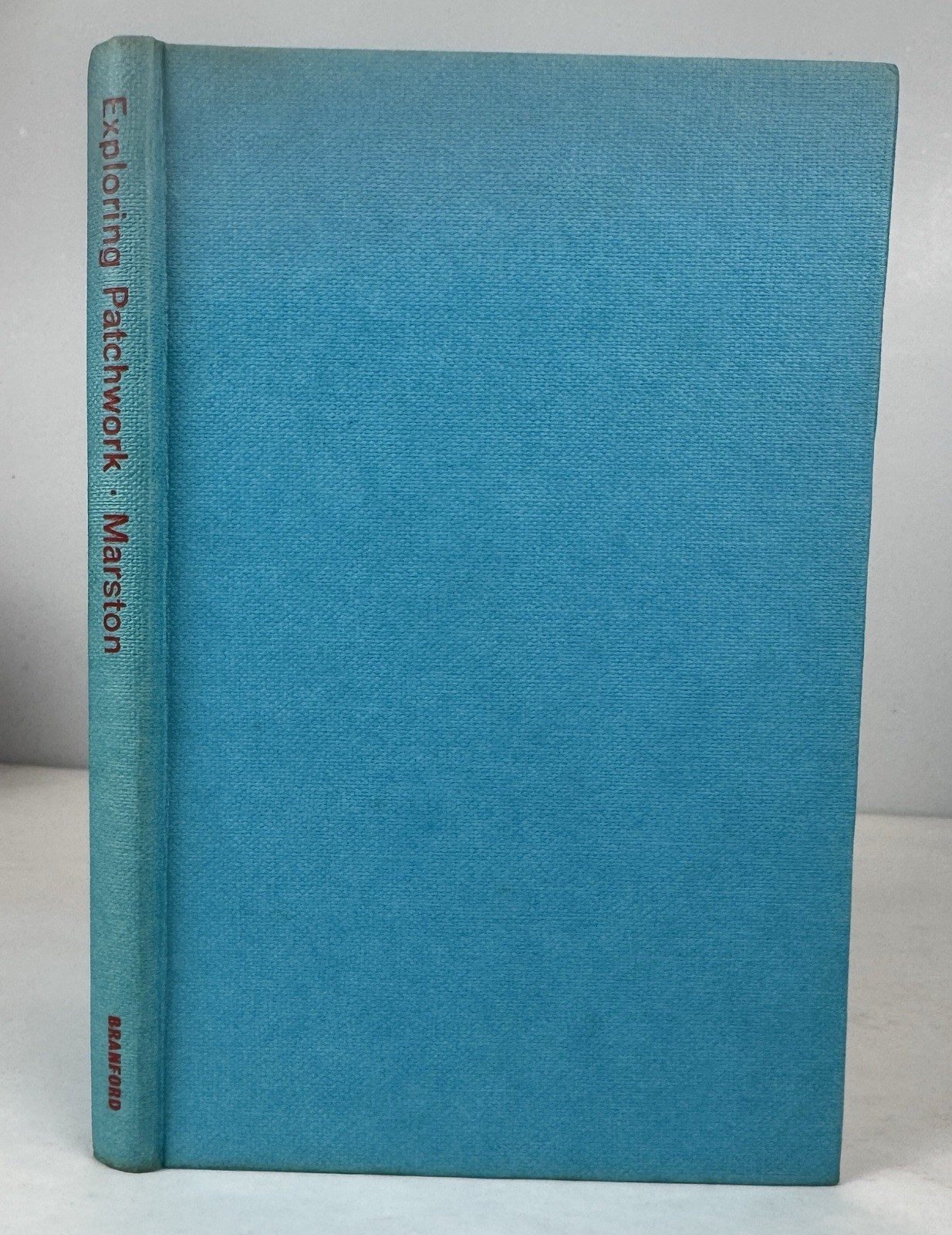 Exploring Patchwork Marston HC DJ 1st Edition 1972 Shapes Techniques Quilting +