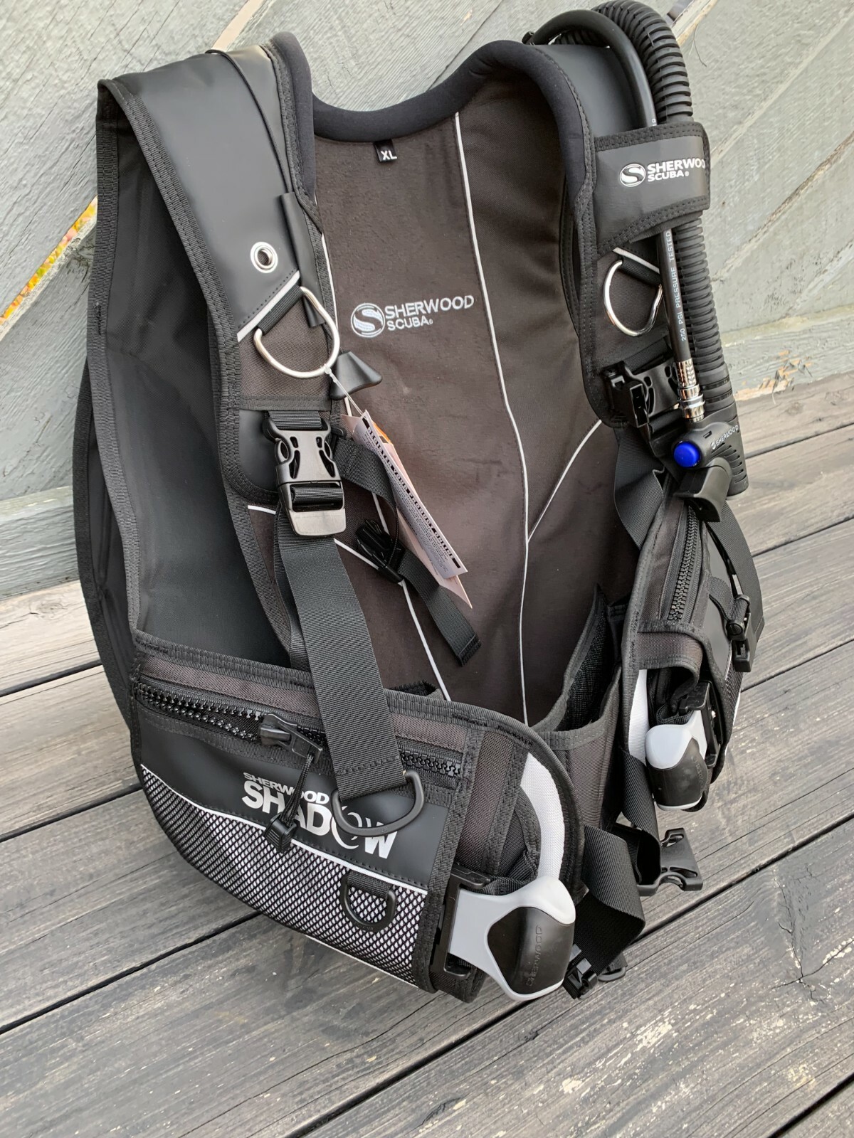 Sherwood Shadow Hybrid Scuba Diving BCD, Large