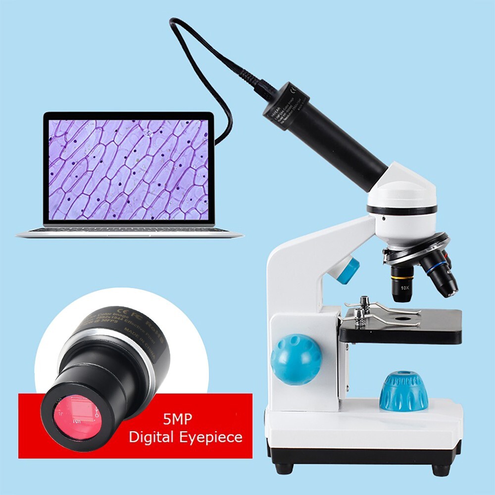 HAYEAR HY-500M 5MP Microscope Camera USB Camera for Microscope with Adapters ot