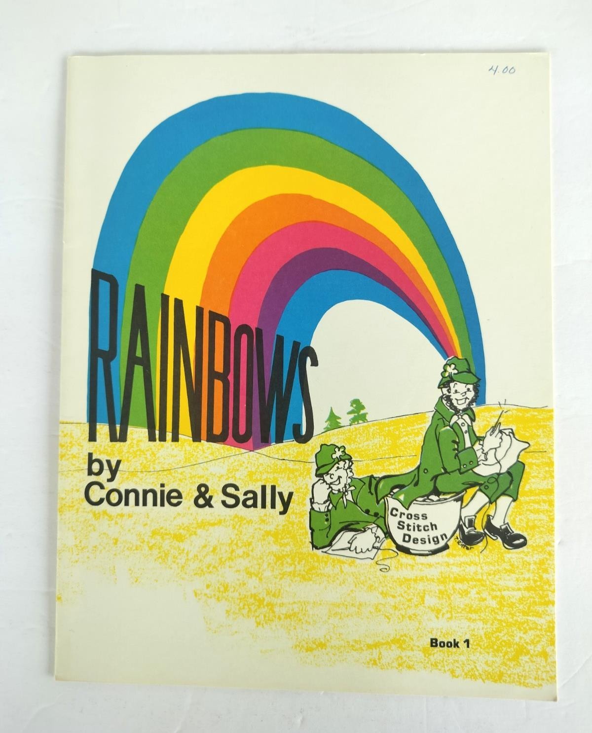 Rainbows Book 1 Connie & Sally 1978 Cross Stitch Design VTG
