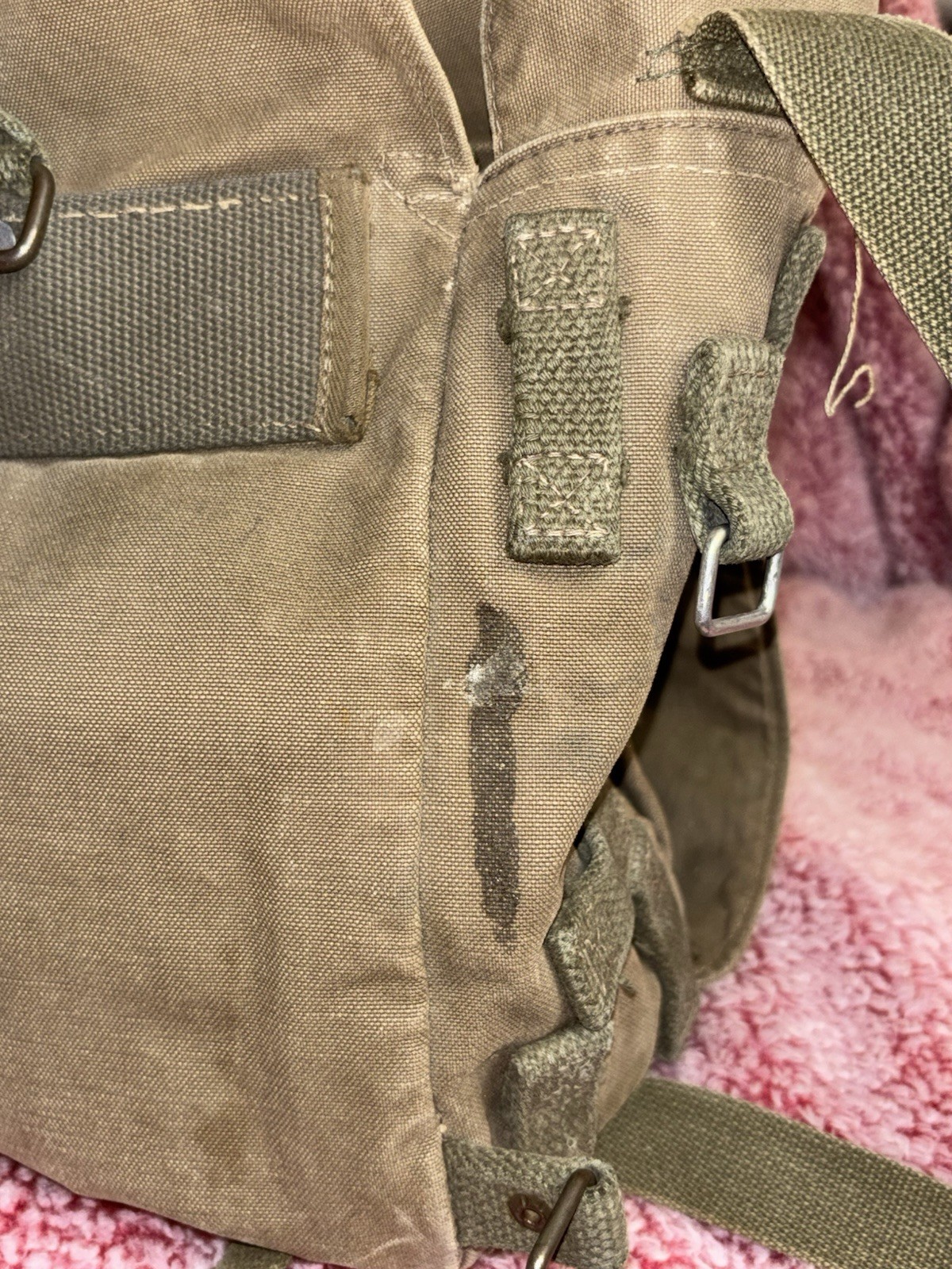 1960s West German Issue Heavy-Duty Canvas Shoulder/Hand Carry