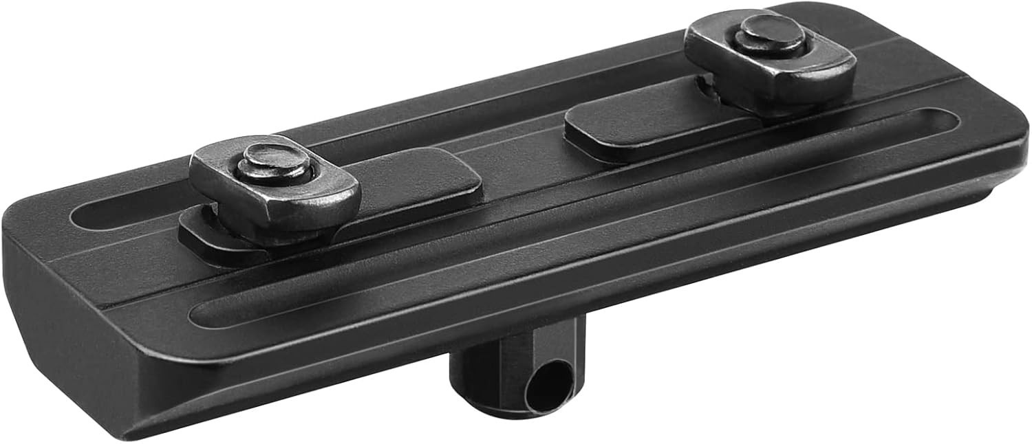 Compact M-Rail Bipod Adapter with Aluminum Build and User-Friendly Installation