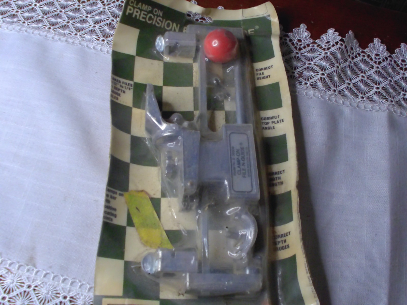 Vintage Sears Precision File Guide Chainsaw Sharpener NOS NIP Timber Wood Tool