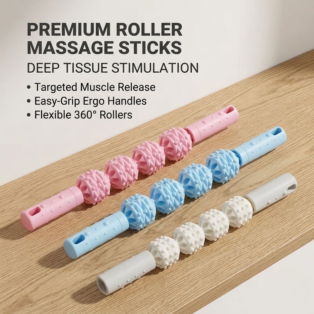 Muscle Massage Stick Fascia Roller Deep Tissue Recovery Tool for Legs Arms
