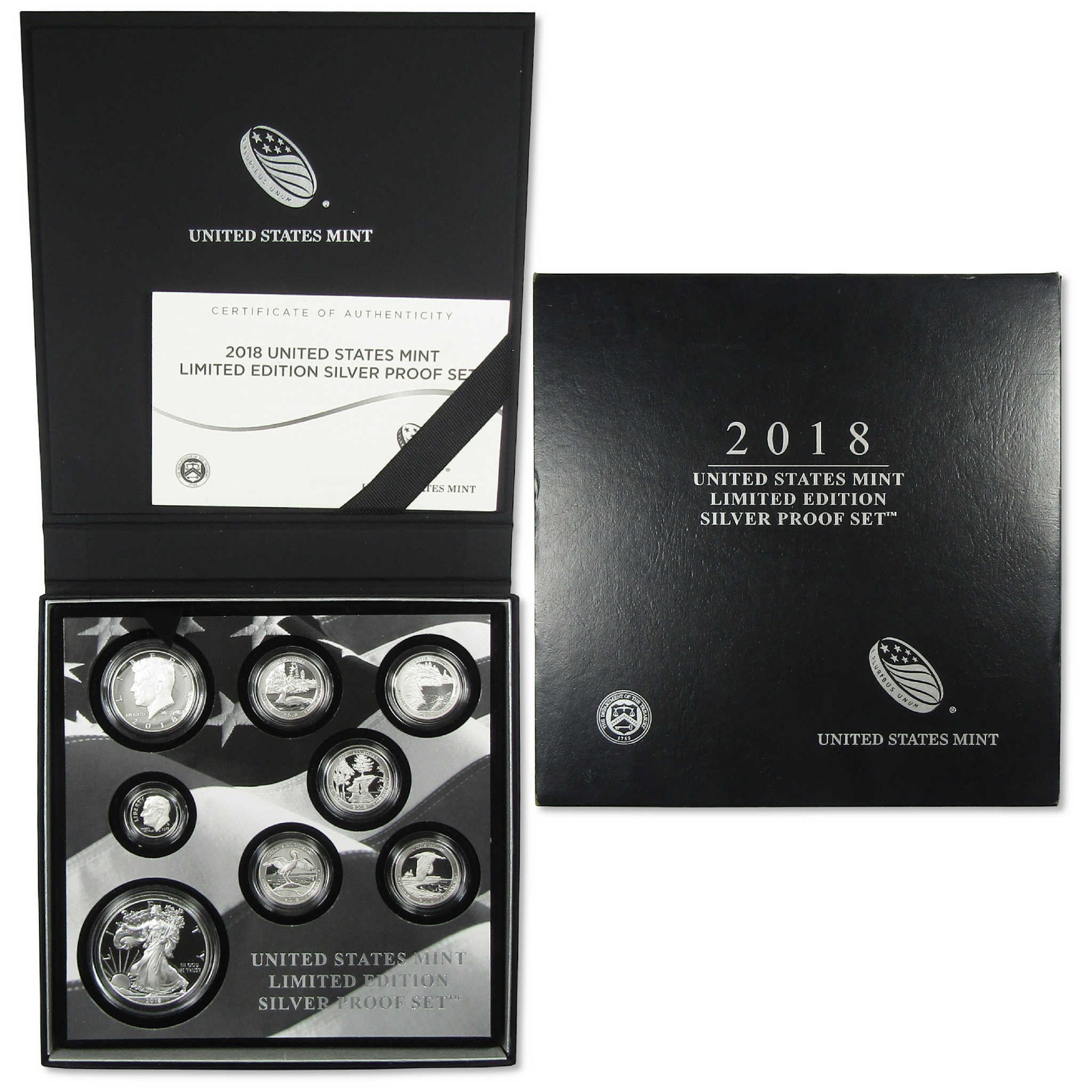 2018 U.S. Mint Limited Edition Silver Proof Set OGP COA SKU:CPC2786